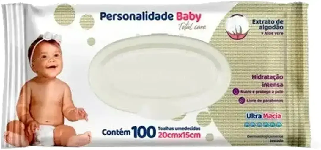 1. Toalhas Umedecidas Personalidade Baby - Personalidade Baby