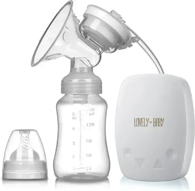 4. Bomba Tira Leite Elétrica Bivolt 150ml - Lovely Baby
