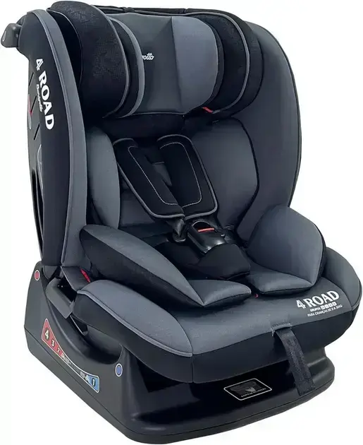 4. Cadeira Para Auto 4Road Gray Black - Burigotto