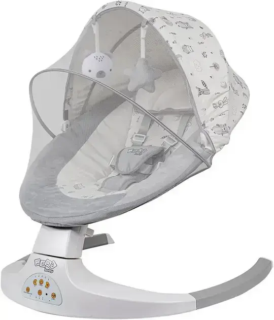 6. Cadeira de Descanso e Balanço Bebê Elétrica Huggy - Maxi Baby