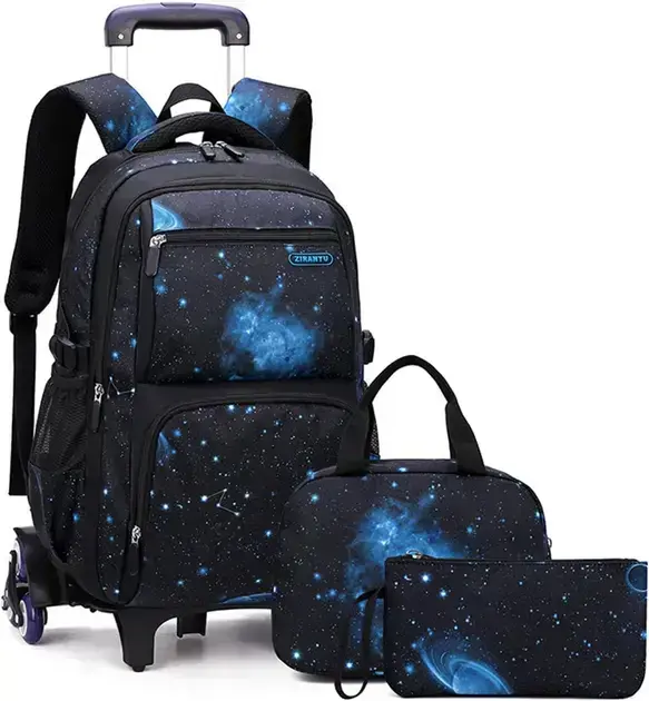 7. Mochila Rolante Infantil Céu Estrelado - ACAGALA