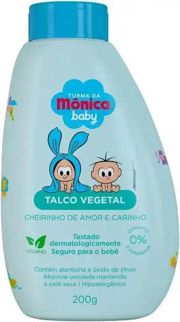 8. Talco Infantil 200g - Turma da Mônica Baby