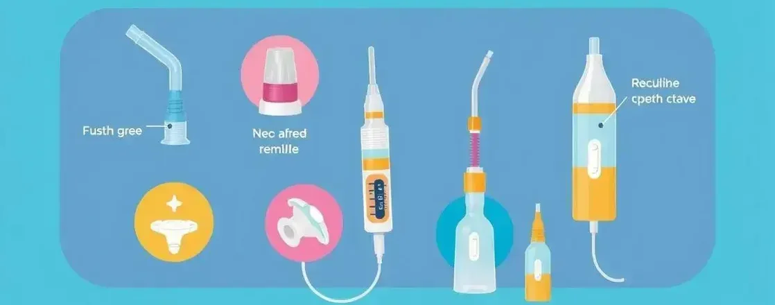 Melhores Aspiradores Nasais: os 5 melhores em 2025 Uma imagem ilustrativa que mostra a variedade de aspiradores nasais para bebês, destacando os diferentes modelos e suas características.