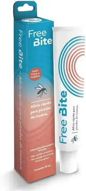 3. Free Bite Gel Pós Picadas De Insetos 20ml - Yexal