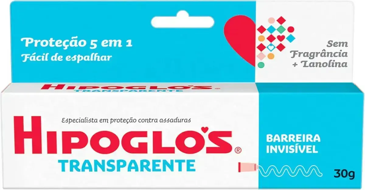 4. HIPOGLÓS® Transparente Creme Preventivo De Assaduras 30g - Hipoglós