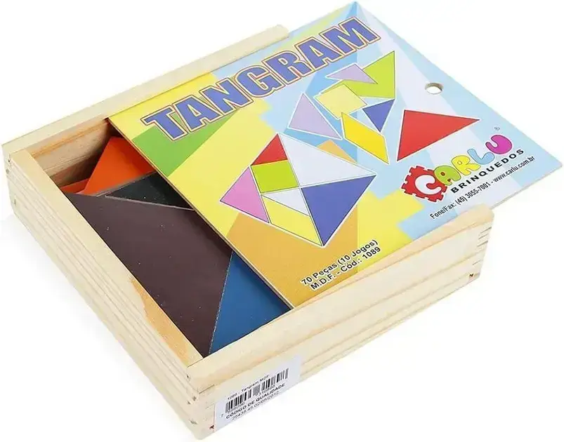 5. Tangram Jogo Educativo - Carlu Brinquedos